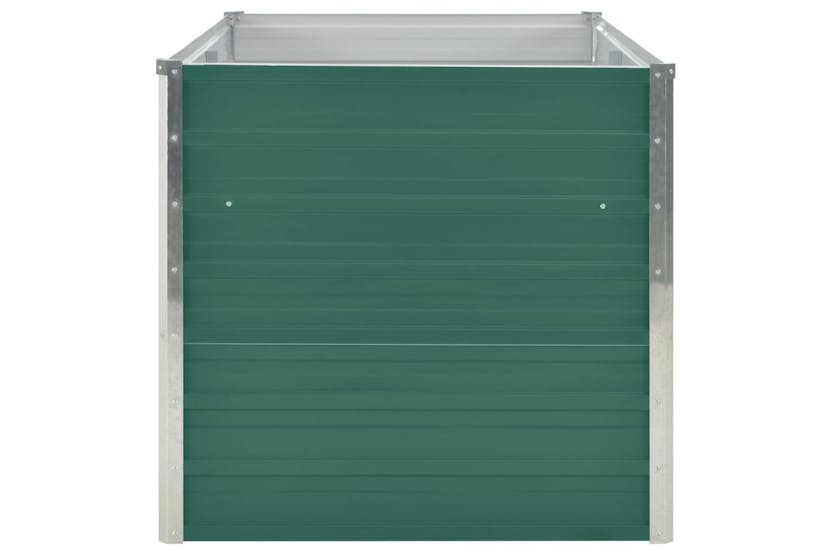 vidaXL 47010 Raised Garden Bed 160x80x77cm Galvanised Steel Green vidaXL 47010 Raised Garden Bed 160x80x77cm Galvanised Steel Green