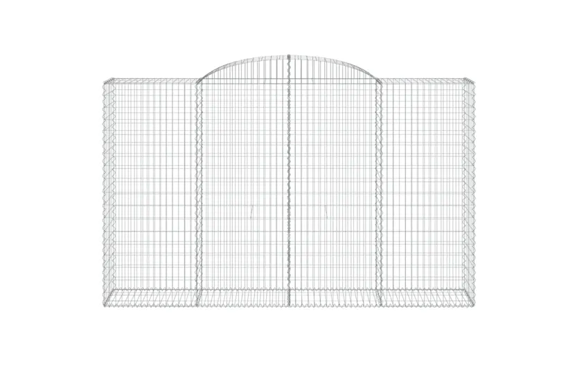 vidaXL 153519 Arched Gabion Basket 300x50x180/200cm Galvanised Iron vidaXL 153519 Arched Gabion Basket 300x50x180/200cm Galvanised Iron