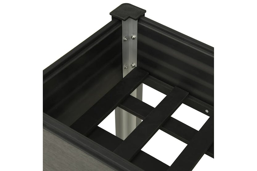vidaXL 149012 Garden Raised Bed 125x40x75cm Wpc Grey vidaXL 149012 Garden Raised Bed 125x40x75cm Wpc Grey