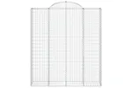 vidaXL 153501 Arched Gabion Basket 200x50x220/240cm Galvanised Iron vidaXL 153501 Arched Gabion Basket 200x50x220/240cm Galvanised Iron