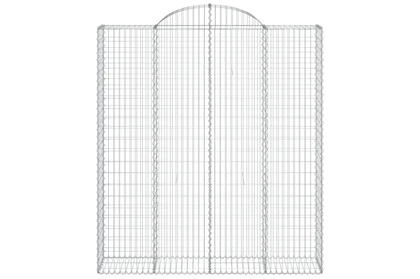 vidaXL 153501 Arched Gabion Basket 200x50x220/240cm Galvanised Iron vidaXL 153501 Arched Gabion Basket 200x50x220/240cm Galvanised Iron