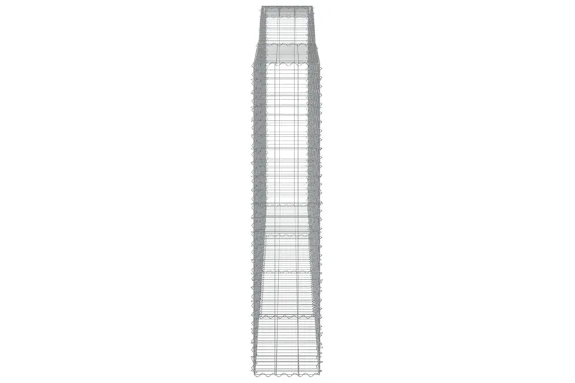 vidaXL 153541 Arched Gabion Basket 400x50x220/240cm Galvanised Iron vidaXL 153541 Arched Gabion Basket 400x50x220/240cm Galvanised Iron