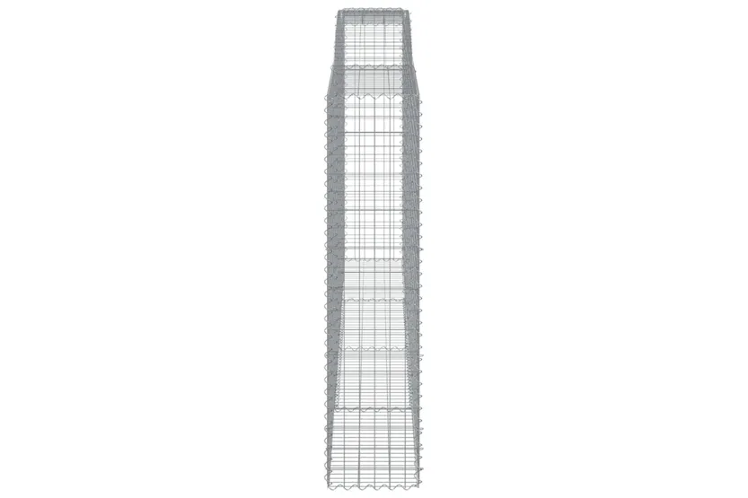 vidaXL 153540 Arched Gabion Basket 400x50x200/220cm Galvanised Iron vidaXL 153540 Arched Gabion Basket 400x50x200/220cm Galvanised Iron