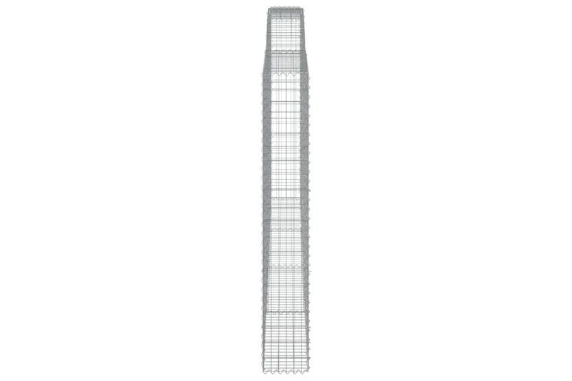 vidaXL 153530 Arched Gabion Basket 400x30x200/220cm Galvanised Iron vidaXL 153530 Arched Gabion Basket 400x30x200/220cm Galvanised Iron