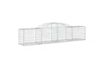 vidaXL 153513 Arched Gabion Basket 300x50x60/80cm Galvanised Iron vidaXL 153513 Arched Gabion Basket 300x50x60/80cm Galvanised Iron