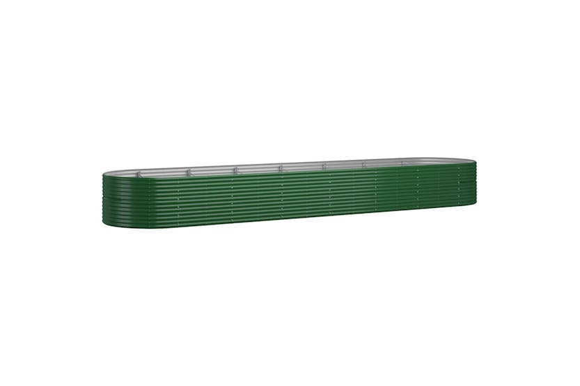 vidaXL 319118 Garden Raised Bed Powder-coated Steel 584x140x68cm Green vidaXL 319118 Garden Raised Bed Powder-coated Steel 584x140x68cm Green