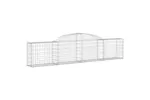 vidaXL 153503 Arched Gabion Basket 300x30x60/80cm Galvanised Iron vidaXL 153503 Arched Gabion Basket 300x30x60/80cm Galvanised Iron