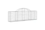 vidaXL 153483 Arched Gabion Basket 200x30x60/80cm Galvanised Iron vidaXL 153483 Arched Gabion Basket 200x30x60/80cm Galvanised Iron