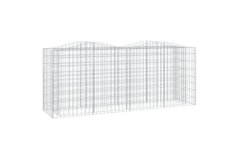 vidaXL 153546 Arched Gabion Raised Bed 200x50x100cm Galvanised Iron vidaXL 153546 Arched Gabion Raised Bed 200x50x100cm Galvanised Iron