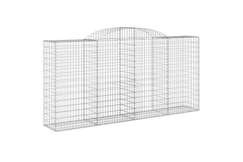vidaXL 153517 Arched Gabion Basket 300x50x140/160cm Galvanised Iron vidaXL 153517 Arched Gabion Basket 300x50x140/160cm Galvanised Iron