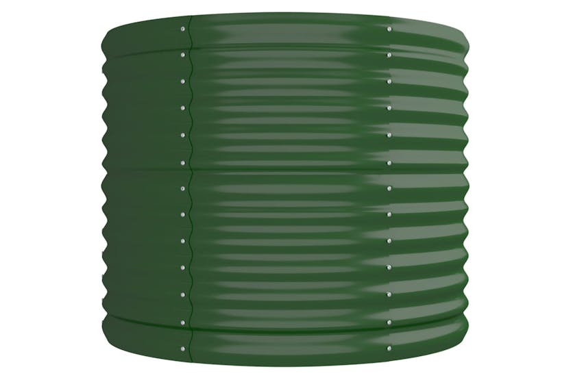 vidaXL 318958 Garden Raised Bed Powder-coated Steel 296x80x68cm Green vidaXL 318958 Garden Raised Bed Powder-coated Steel 296x80x68cm Green