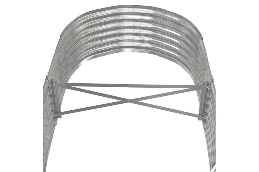 vidaXL 318917 Garden Raised Bed Powder-coated Steel 152x80x36cm Silver vidaXL 318917 Garden Raised Bed Powder-coated Steel 152x80x36cm Silver