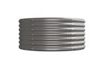 vidaXL 318939 Garden Raised Bed Powder-coated Steel 512x80x36cm Grey vidaXL 318939 Garden Raised Bed Powder-coated Steel 512x80x36cm Grey