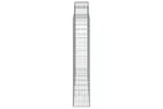 vidaXL 153488 Arched Gabion Basket 200x30x160/180cm Galvanised Iron vidaXL 153488 Arched Gabion Basket 200x30x160/180cm Galvanised Iron