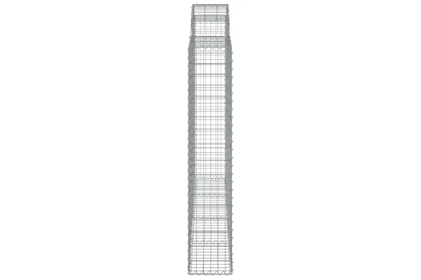 vidaXL 153488 Arched Gabion Basket 200x30x160/180cm Galvanised Iron vidaXL 153488 Arched Gabion Basket 200x30x160/180cm Galvanised Iron