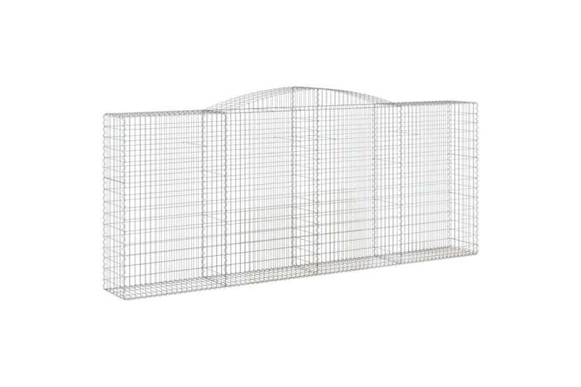 vidaXL 153538 Arched Gabion Basket 400x50x160/180cm Galvanised Iron vidaXL 153538 Arched Gabion Basket 400x50x160/180cm Galvanised Iron