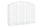 vidaXL 153477 Arched Gabion Basket 200x50x140/160cm Galvanised Iron vidaXL 153477 Arched Gabion Basket 200x50x140/160cm Galvanised Iron