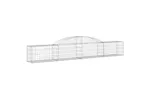 vidaXL 153502 Arched Gabion Basket 300x30x40/60cm Galvanised Iron vidaXL 153502 Arched Gabion Basket 300x30x40/60cm Galvanised Iron