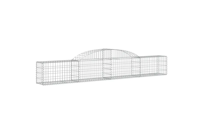 vidaXL 153502 Arched Gabion Basket 300x30x40/60cm Galvanised Iron vidaXL 153502 Arched Gabion Basket 300x30x40/60cm Galvanised Iron