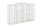 vidaXL 153519 Arched Gabion Basket 300x50x180/200cm Galvanised Iron vidaXL 153519 Arched Gabion Basket 300x50x180/200cm Galvanised Iron