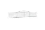 vidaXL 153523 Arched Gabion Basket 400x30x60/80cm Galvanised Iron vidaXL 153523 Arched Gabion Basket 400x30x60/80cm Galvanised Iron