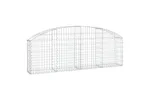vidaXL 153463 Arched Gabion Basket 200x30x60/80cm Galvanised Iron vidaXL 153463 Arched Gabion Basket 200x30x60/80cm Galvanised Iron
