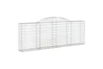 vidaXL 153505 Arched Gabion Basket 300x30x100/120cm Galvanised Iron vidaXL 153505 Arched Gabion Basket 300x30x100/120cm Galvanised Iron