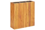 vidaXL 46573 Garden Raised Bed With 3 Pots Solid Acacia Wood vidaXL 46573 Garden Raised Bed With 3 Pots Solid Acacia Wood