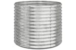 vidaXL 318862 Garden Planter Powder-coated Steel 80x80x68cm Silver vidaXL 318862 Garden Planter Powder-coated Steel 80x80x68cm Silver