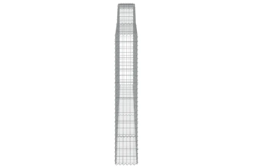 vidaXL 153529 Arched Gabion Basket 400x30x180/200cm Galvanised Iron vidaXL 153529 Arched Gabion Basket 400x30x180/200cm Galvanised Iron