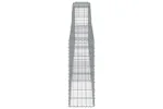 vidaXL 153524 Arched Gabion Basket 400x30x80/100cm Galvanised Iron vidaXL 153524 Arched Gabion Basket 400x30x80/100cm Galvanised Iron