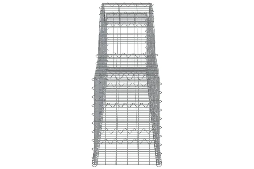 vidaXL 153502 Arched Gabion Basket 300x30x40/60cm Galvanised Iron vidaXL 153502 Arched Gabion Basket 300x30x40/60cm Galvanised Iron