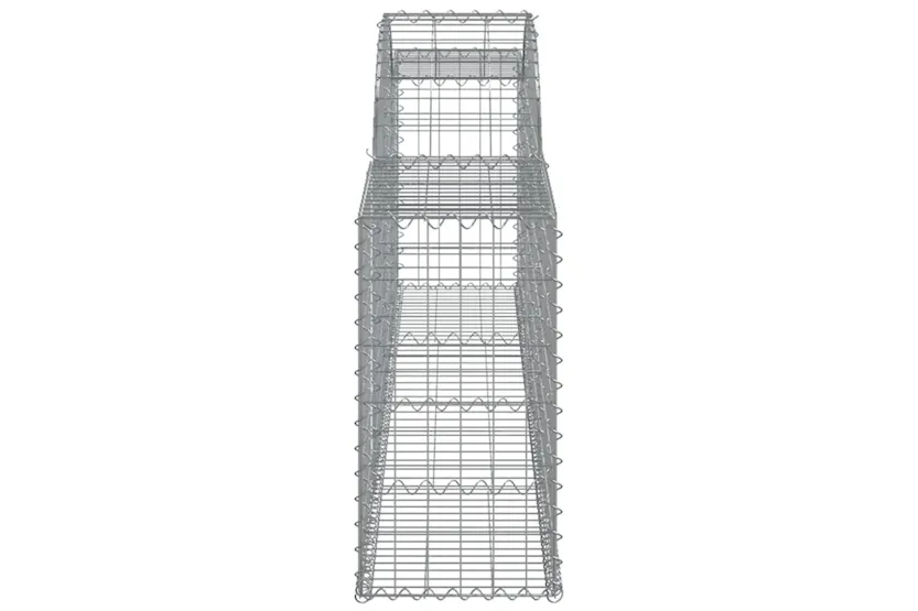 vidaXL 153503 Arched Gabion Basket 300x30x60/80cm Galvanised Iron vidaXL 153503 Arched Gabion Basket 300x30x60/80cm Galvanised Iron