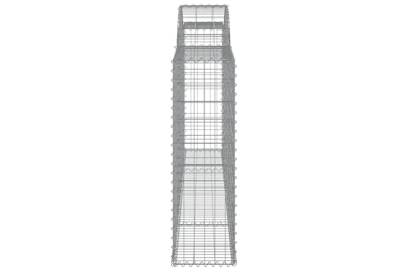vidaXL 153505 Arched Gabion Basket 300x30x100/120cm Galvanised Iron vidaXL 153505 Arched Gabion Basket 300x30x100/120cm Galvanised Iron