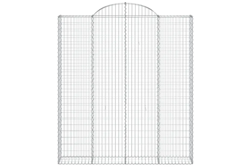 vidaXL 153491 Arched Gabion Basket 200x30x220/240cm Galvanised Iron vidaXL 153491 Arched Gabion Basket 200x30x220/240cm Galvanised Iron