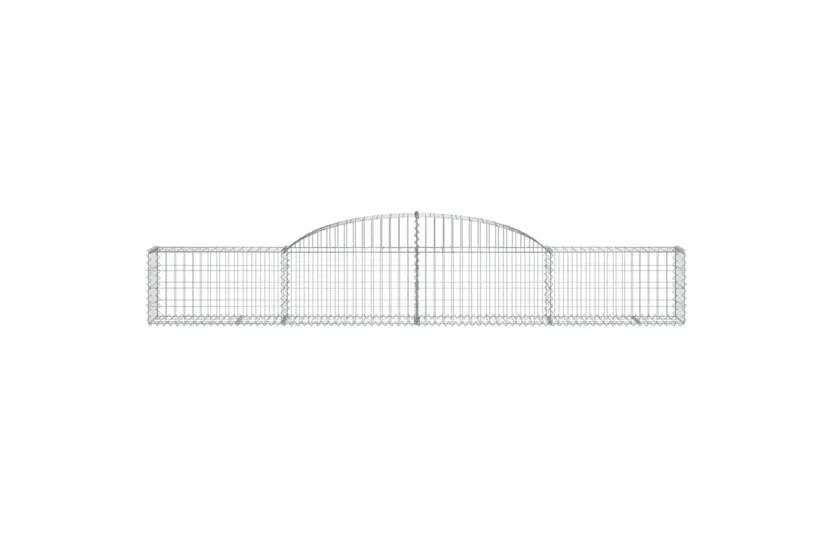 vidaXL 153502 Arched Gabion Basket 300x30x40/60cm Galvanised Iron vidaXL 153502 Arched Gabion Basket 300x30x40/60cm Galvanised Iron