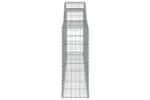 vidaXL 153504 Arched Gabion Basket 300x30x80/100cm Galvanised Iron vidaXL 153504 Arched Gabion Basket 300x30x80/100cm Galvanised Iron