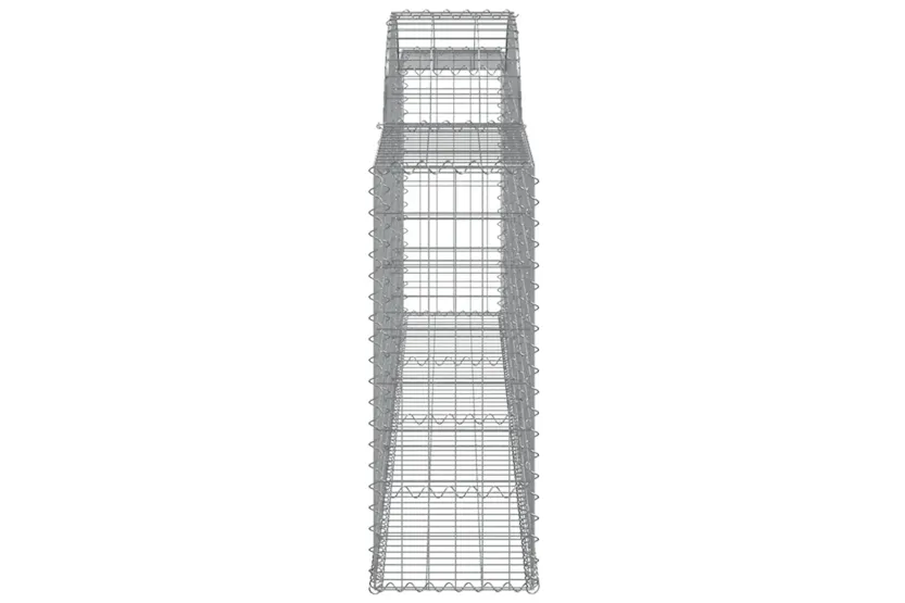 vidaXL 153504 Arched Gabion Basket 300x30x80/100cm Galvanised Iron vidaXL 153504 Arched Gabion Basket 300x30x80/100cm Galvanised Iron