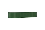 vidaXL 319103 Garden Raised Bed Green 367x140x68cm Powder-coated Steel vidaXL 319103 Garden Raised Bed Green 367x140x68cm Powder-coated Steel