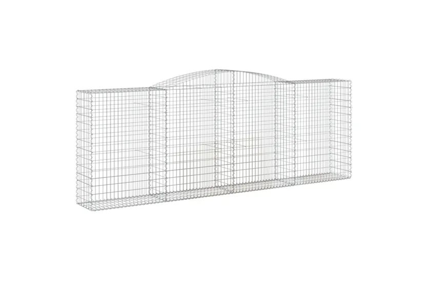 vidaXL 153537 Arched Gabion Basket 400x50x140/160cm Galvanised Iron vidaXL 153537 Arched Gabion Basket 400x50x140/160cm Galvanised Iron