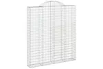 vidaXL 153491 Arched Gabion Basket 200x30x220/240cm Galvanised Iron vidaXL 153491 Arched Gabion Basket 200x30x220/240cm Galvanised Iron