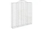 vidaXL 153490 Arched Gabion Basket 200x30x200/220cm Galvanised Iron vidaXL 153490 Arched Gabion Basket 200x30x200/220cm Galvanised Iron