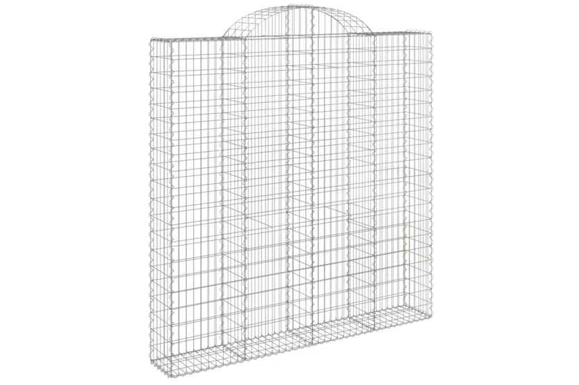 vidaXL 153490 Arched Gabion Basket 200x30x200/220cm Galvanised Iron vidaXL 153490 Arched Gabion Basket 200x30x200/220cm Galvanised Iron