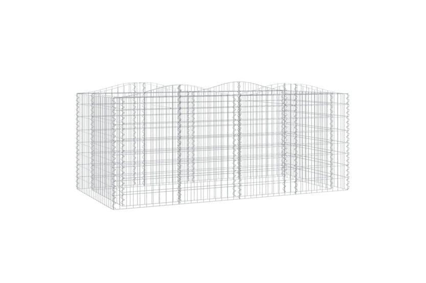vidaXL 153554 Arched Gabion Raised Bed 200x100x100cm Galvanised Iron vidaXL 153554 Arched Gabion Raised Bed 200x100x100cm Galvanised Iron