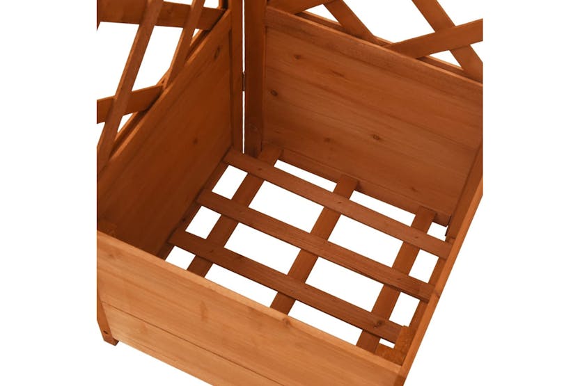 vidaXL 316411 Corner Trellis Planter 40x40x150cm Solid Fir Wood vidaXL 316411 Corner Trellis Planter 40x40x150cm Solid Fir Wood