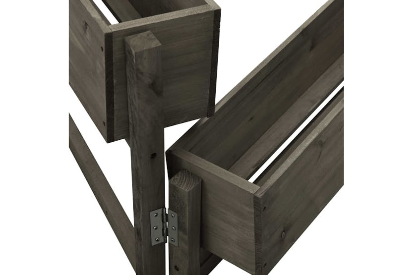 vidaXL 314841 Garden Folding Planter Grey 60x14x75cm Solid Firwood vidaXL 314841 Garden Folding Planter Grey 60x14x75cm Solid Firwood