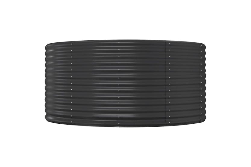 vidaXL 319091 Garden Raised Bed Anthracite 140x140x68cm Powder-coated Steel vidaXL 319091 Garden Raised Bed Anthracite 140x140x68cm Powder-coated Steel