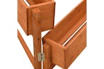vidaXL 314840 Garden Folding Planter Orange 60x14x75cm Solid Firwood vidaXL 314840 Garden Folding Planter Orange 60x14x75cm Solid Firwood