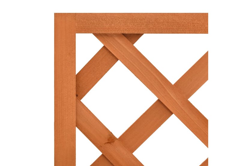 vidaXL 314830 Garden Trellis Planter Orange 50x25x90cm Solid Firwood vidaXL 314830 Garden Trellis Planter Orange 50x25x90cm Solid Firwood