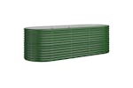 vidaXL 318953 Garden Raised Bed Powder-coated Steel 224x80x68cm Green vidaXL 318953 Garden Raised Bed Powder-coated Steel 224x80x68cm Green